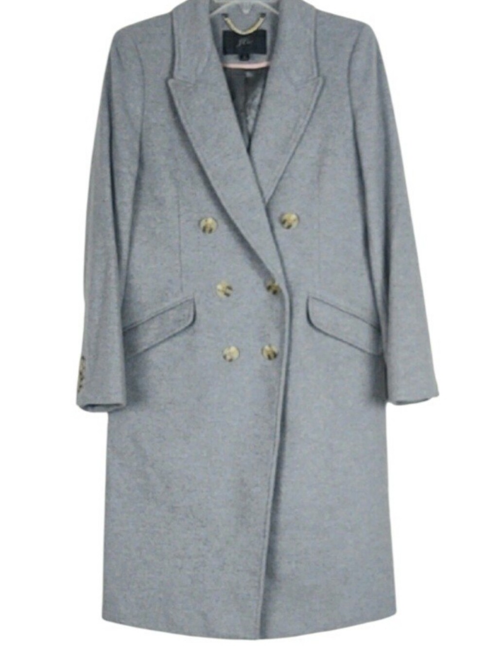 J. Crew Double Breasted Topcoat In Wool Cashmere - Picture 4 of 10
